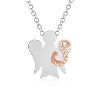Collana Roberto Giannotti Donna L'alfabeto degli Angeli in Argento Zirconia GIA500S - GIA500S
